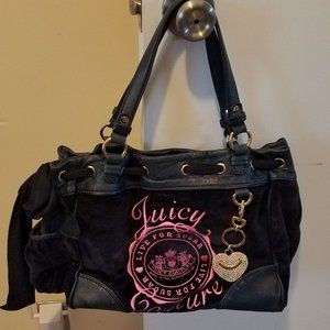 JUICY COUTURE LEATHER AND VELVET PURSES